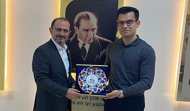 Rektör Debik'ten Kaymakam İlkay'a ziyaret