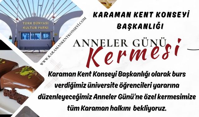 KENT KONSEYİNDEN ANLAMLI KERMES