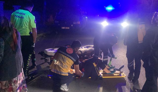 KARAMAN'DA ELEKTRİKLİ BİSİKLET KAZASI: 1 YARALI