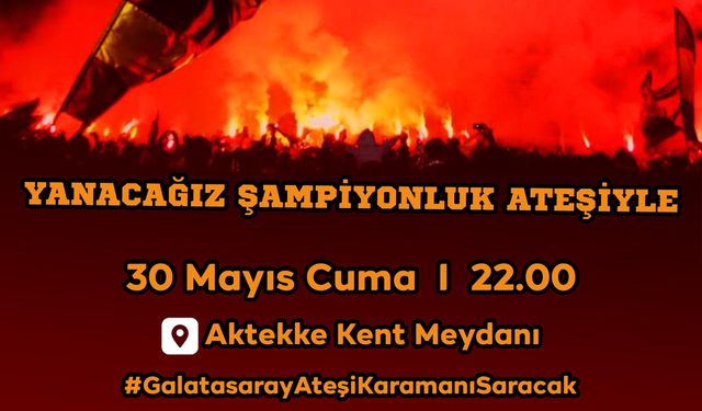 ULTRASLAN KARAMAN ŞAMPİYONLUK KUTLAMASI