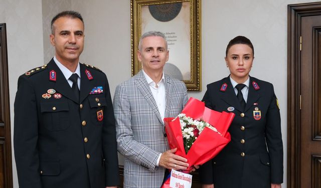 VALİ ÇİÇEKLİ, JANDARMA'NIN 186. YIL DÖNÜMÜNÜ KUTLADI
