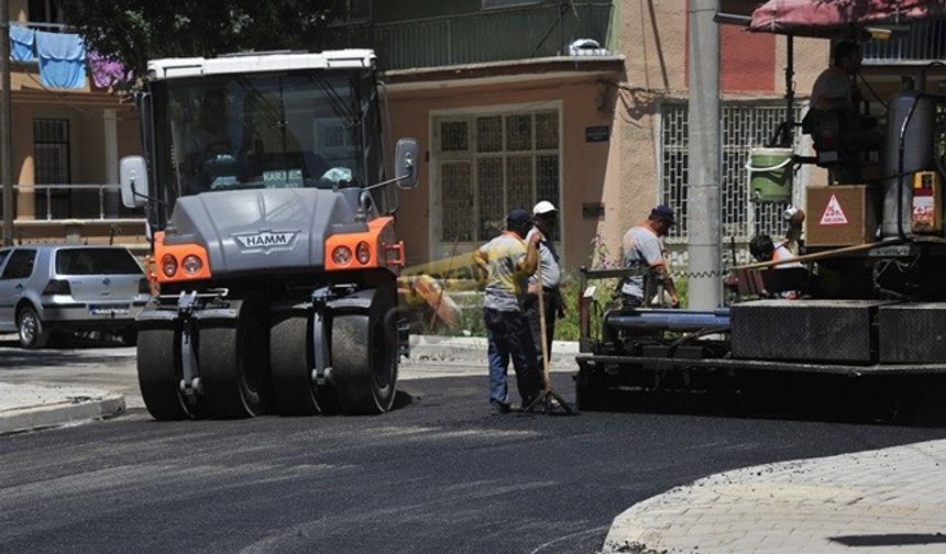 Asfaltlama Çalışmaları Kazımkarabekir Mahallesi’nde