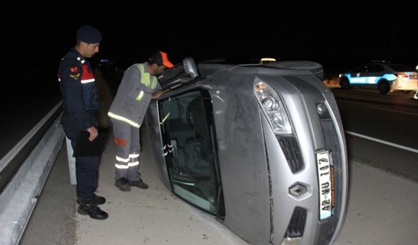 Köpeğe Çarpmamak İçin Ani Fren Yapınca Kaza Yaptı