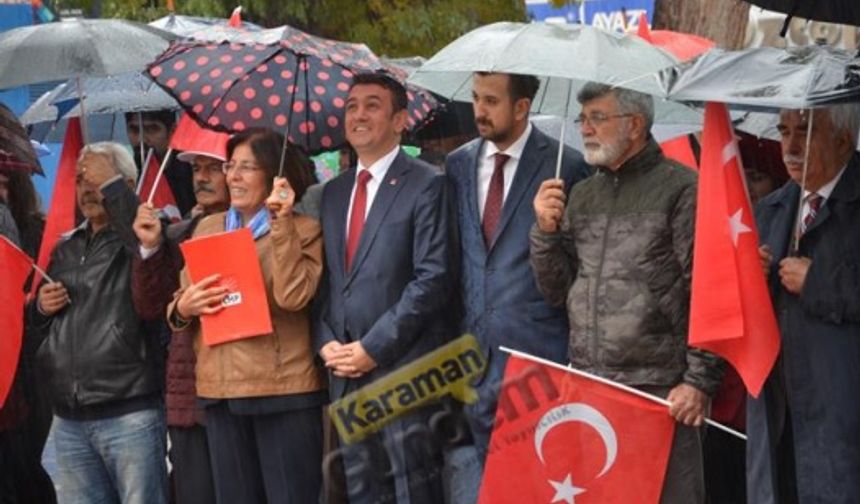 KARAMAN'DAN SURİYE'YE 1 TIR UN GÖNDERİLDİ