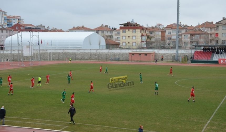 Karaman FK Kendi Evinde Mağlup Oldu