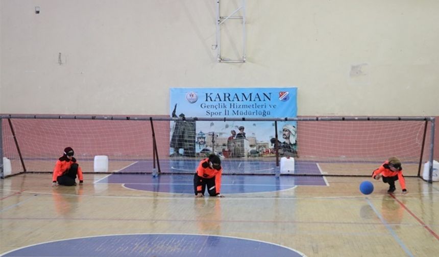 Karaman’da, Goalball 2. Lig 1. Devre Müsabakaları Sona Erdi