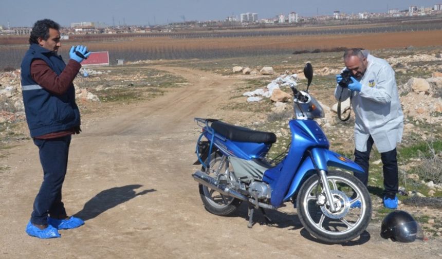 Motosikletin Yanında Yatar Vaziyette Bulundu