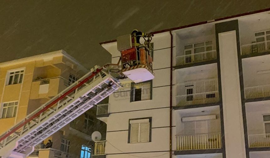 Akşam Saatlerinde Çıkan Yangın, Mahalleyi Ayağa Kaldırdı