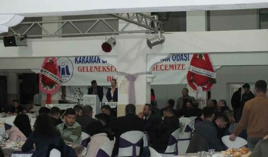 Karamanlı Esnaflar Arabaşı Gecesi Etkinliğinde Bir Araya Geldi