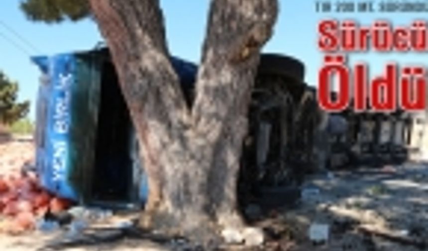 Karaman Mut karayolu havuç kamyonu devrildi 1 ölü