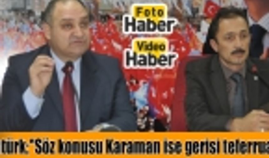 Ali Kantürk Karaman Belediye Başkanlığı için aday adaylığını açıkladı