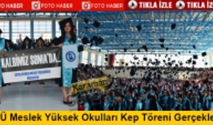 Karamanoğlu Mehmetbey Üniversitesi Meslek Yüksek Okulları 2013-2014 mezuniyet ve kep töreni