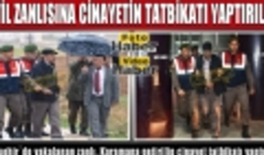 Erdoğan U. cinayeti tatbikatta anlattı