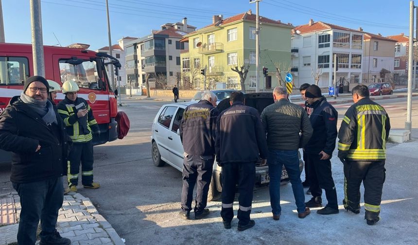 İtfaiyenin Zamanında Müdahalesi Faciayı Önledi