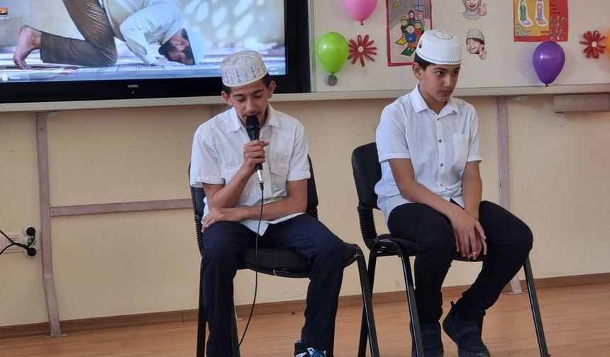 Rafet Nas İmam Hatip Ortaokulunda “Gözümün Nuru Namaz” Programı