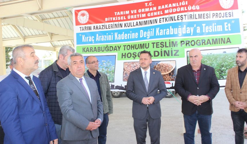 Karabuğday Tohum Teslimi Töreni Düzenlendi