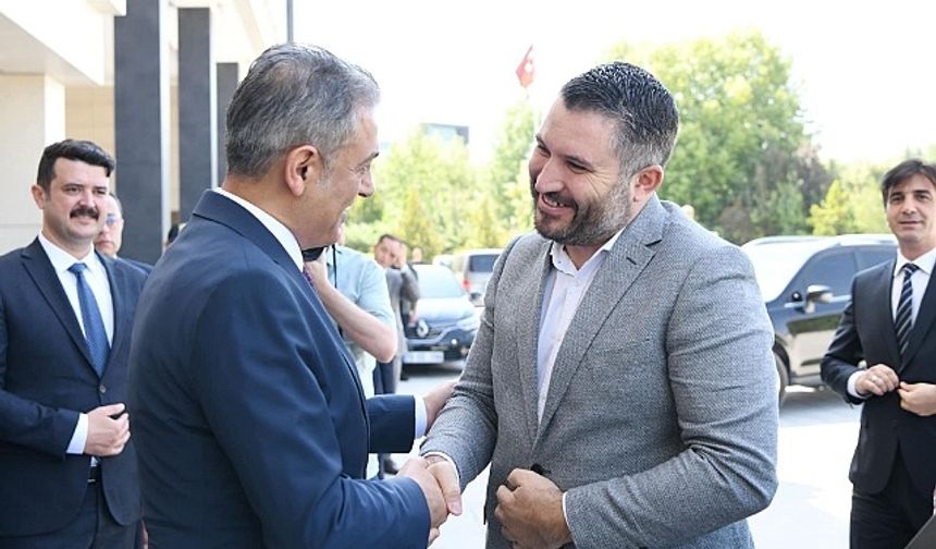 Bakan Yardımcısı İnan'dan Vali Akkoyun'a Ziyaret