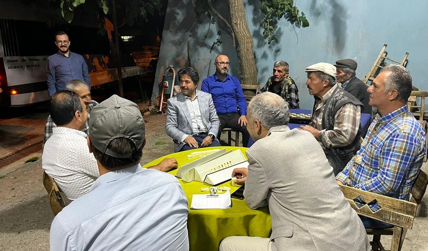 Sağlam, Ermenek İlçe, Belde ve Köylerinde Vatandaşla Buluştu