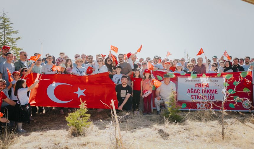 Bifa, Cumhuriyetin 100. Yılını Fidan Dikim Etkinliğiyle Kutladı