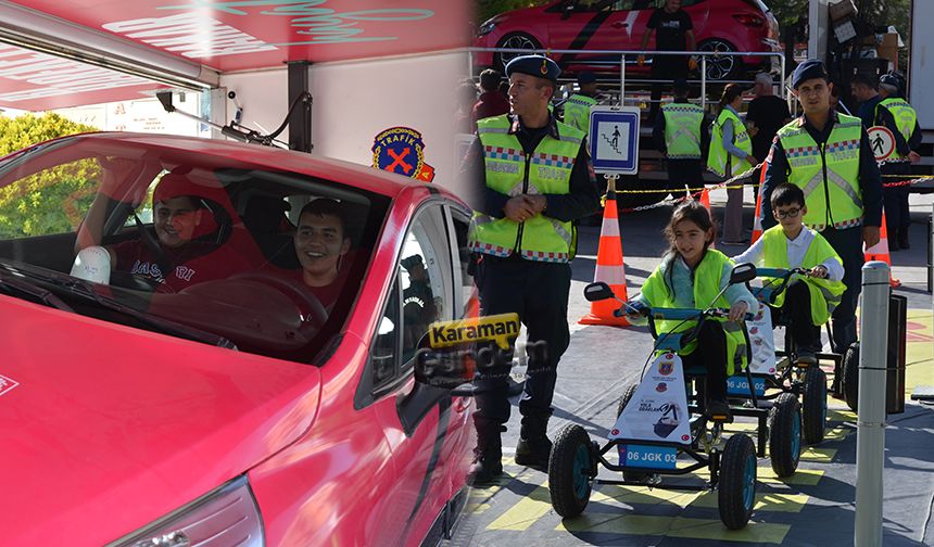 "Mobil Trafik Eğitim Tırı" Öğrencilerle Buluştu