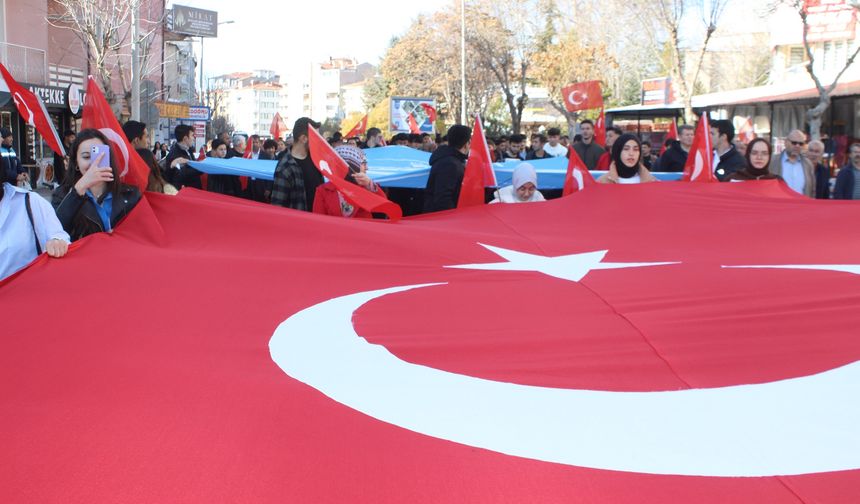 Karaman’da Teröre Lanet Yürüyüşü