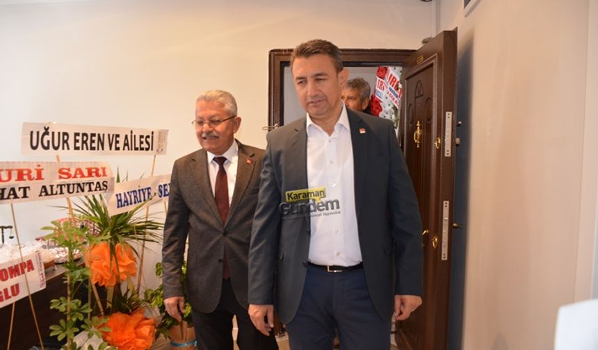 Karaman'da Onur Mut'un Hukuk Bürosu Açılışı Gerçekleşti