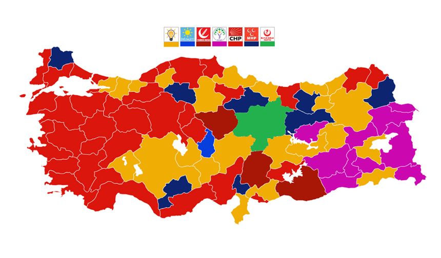 CHP 35, AK Parti 24 Belediye Başkanlığı Kazandı