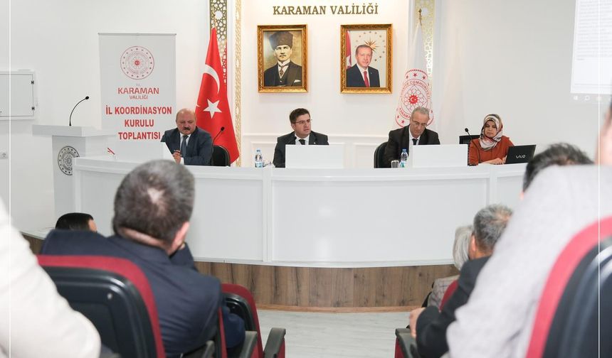 Vali Sarıibrahim’in Başkanlığında İl Koordinasyon Kurulu Toplantısı Gerçekleştirildi