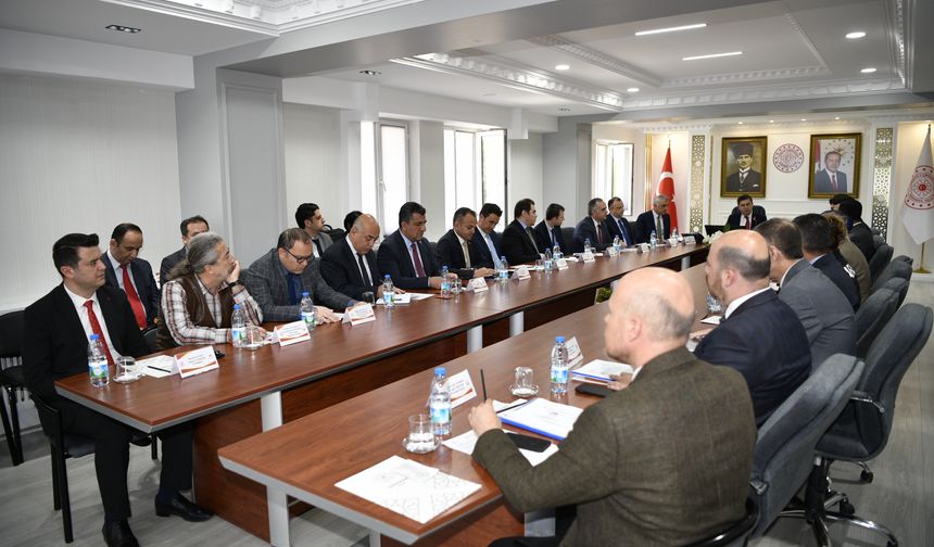 Karaman İl Su Kurulu Toplantısı Vali  Sarıibrahim’in Başkanlığında Gerçekleştirildi
