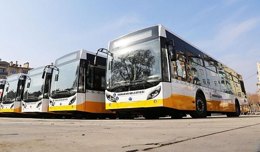 Karaman'da Belediye Otobüs Ücretlerine 5 Yıl Sonra İlk Zam