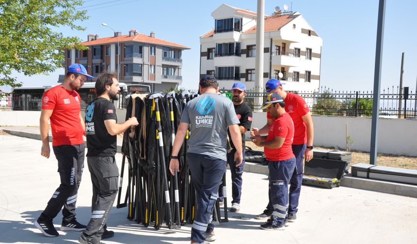 UMKE Seyyar Hastane Eğitimi Düzenlendi