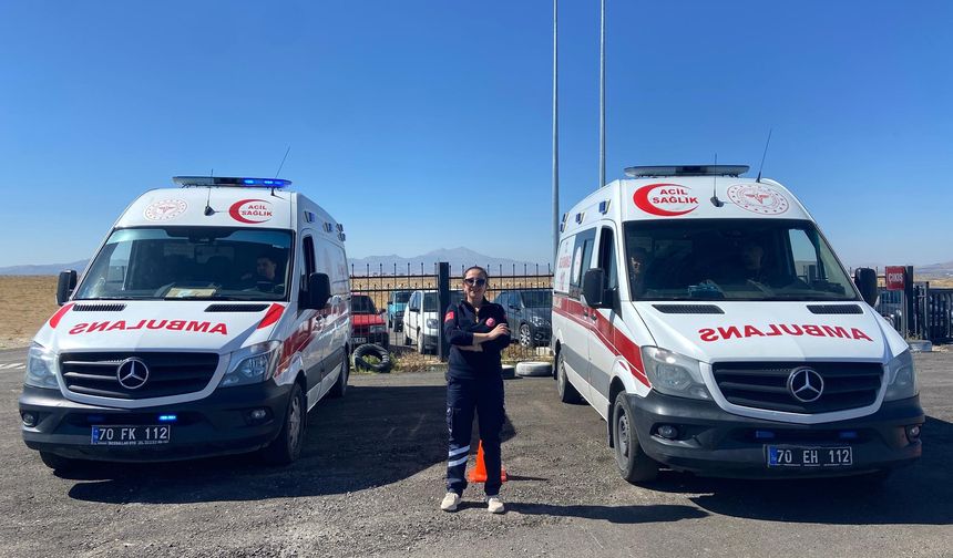 Karaman'da Acil Tıp Teknisyenleri İle Paramedik Personel De Ambulans Kullanabilecek