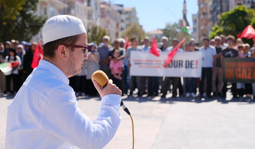 Karaman’da Filistin’e Destek İçin Motor Ve Bisiklet Konvoyu Düzenlendi