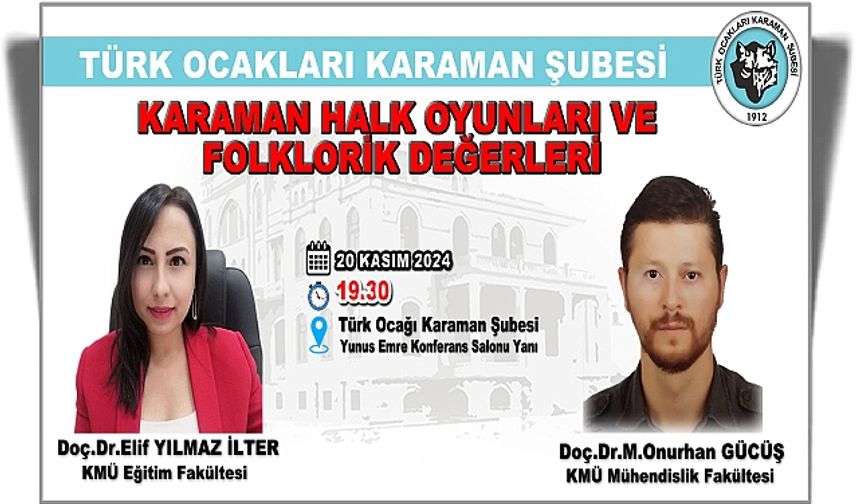 Halk Oyunları ve Folklorik Değerler Konferansı Düzenlenecek