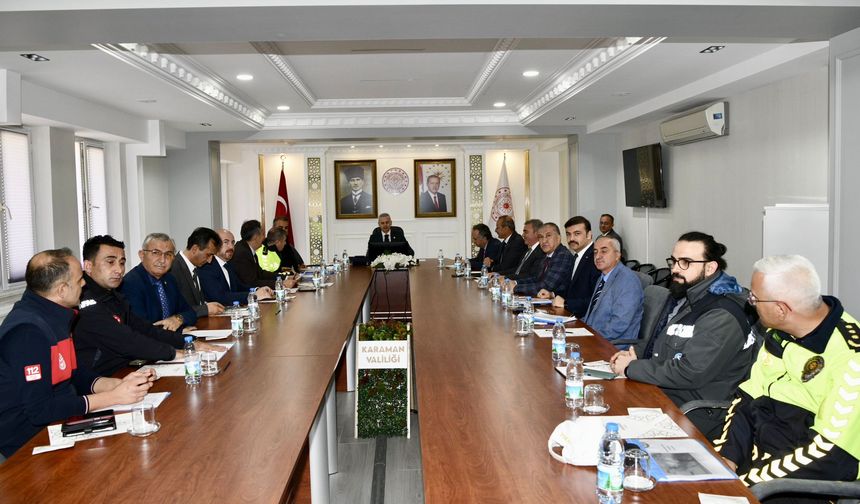 Kış Mevsiminde Alınacak Trafik Tedbirleri Masaya Yatırıldı