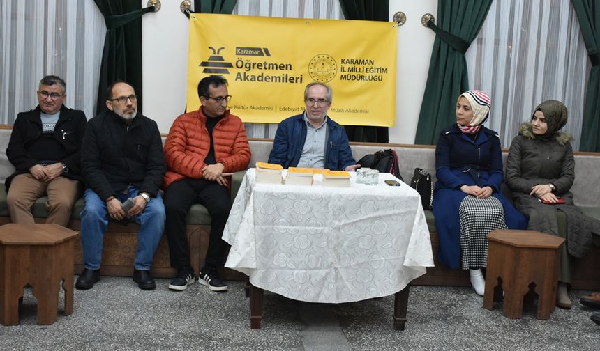 Karaman Öğretmen Akademileri’nde Bizim Yunus’un Biyografisi Ele Alındı