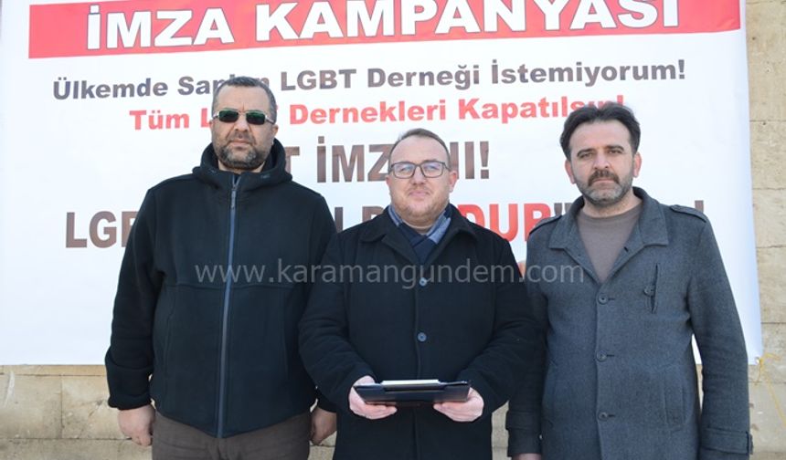 Karaman'da LGBT Derneklerinin Kapatılması Talebiyle İmza Kampanyası Başlatıldı