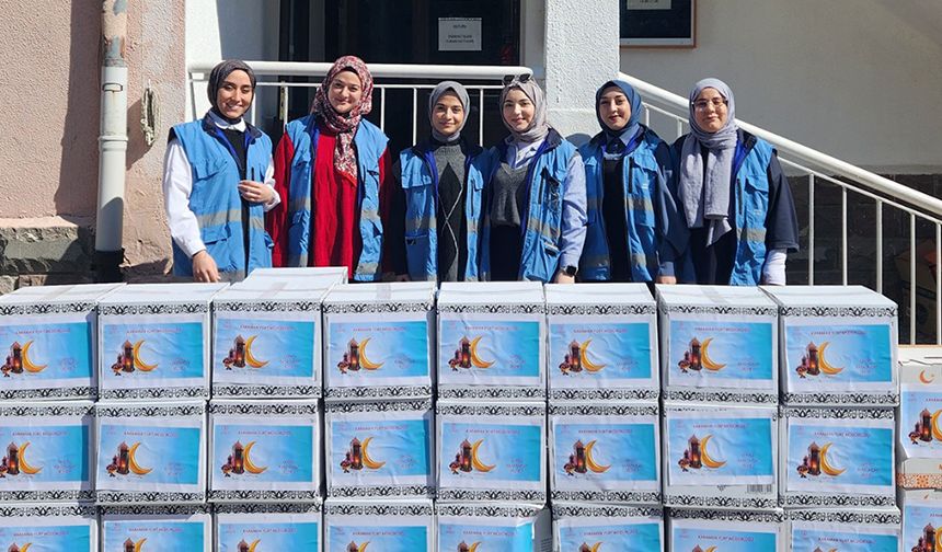 Karaman’da Yurt Öğrencilerinden Ramazan Dayanışması