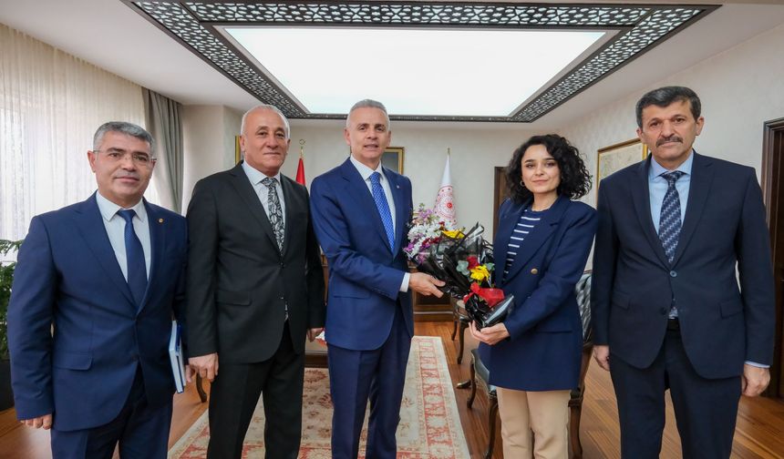 Vali Çiçekli Karaman İl Tüketici Hakem Heyetini Kabul Etti
