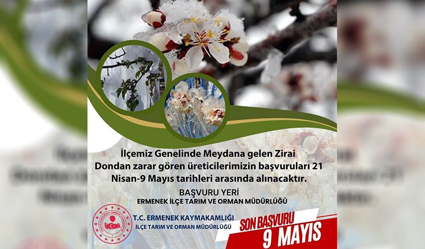 Zirai Don Destek Başvuruları Başladı