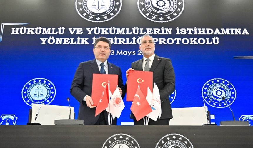 Hükümlü ve Yükümlülerin İstihdamı İçin Protokol İmzalandı