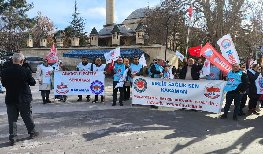BSS Karaman İl Başkanı Durmuş Ali Toptas'tan Basın Açıklaması
