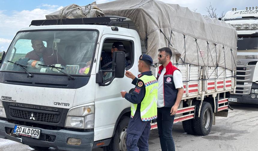 Kazımkarabekir'de Canlı Hayvan Taşımacılığı Denetimleri