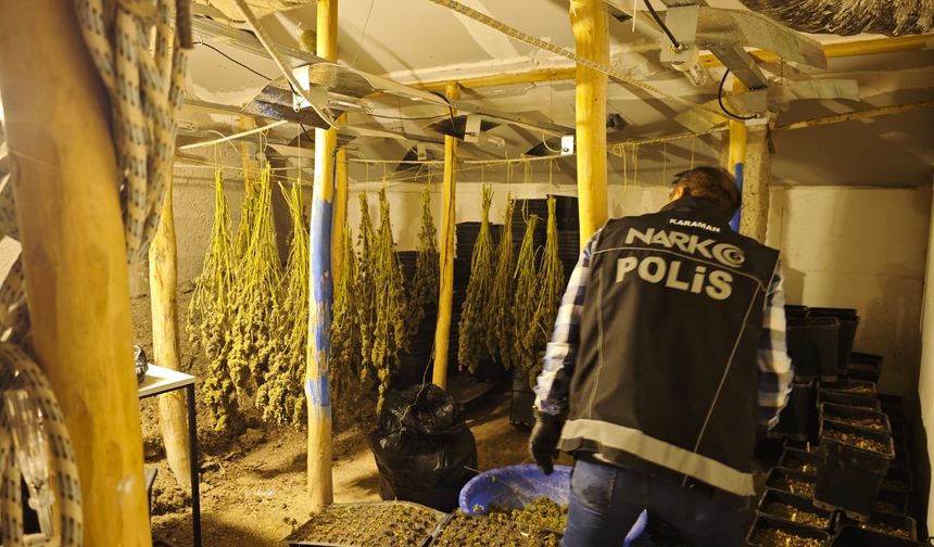 Kenevir Yetiştirilen Gizli Seraya Polis Baskını: 1 Tutuklama