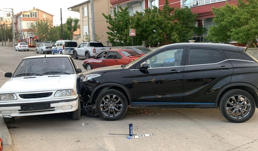 Cipin Çarptığı Motosikletin Sürücüsü Canını Son Anda Kurtardı