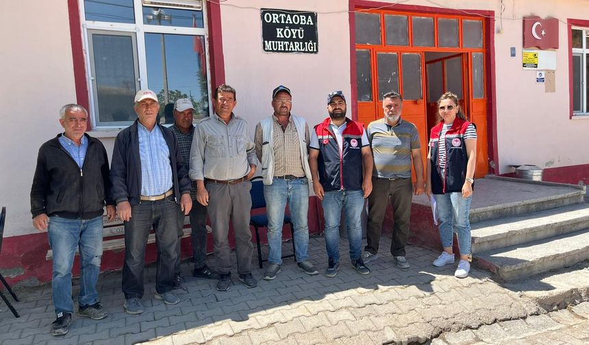 KAŞOBA, ORTAOBA VE KARACAÖREN'DE TARIMSAL ÜRETİM PLANLAMASI ÇALIŞMALARI