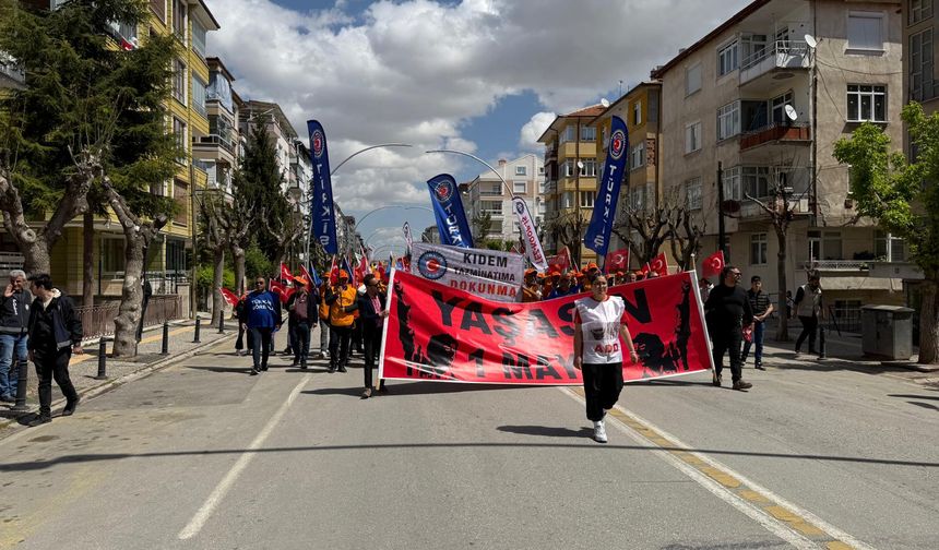 Karaman’da 1 Mayıs Coşkusu