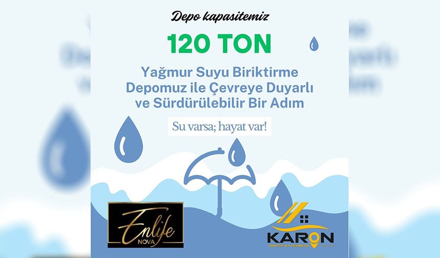 Yağmur Suyu Biriktirme Deposu ile Sürdürülebilir Bir Adım