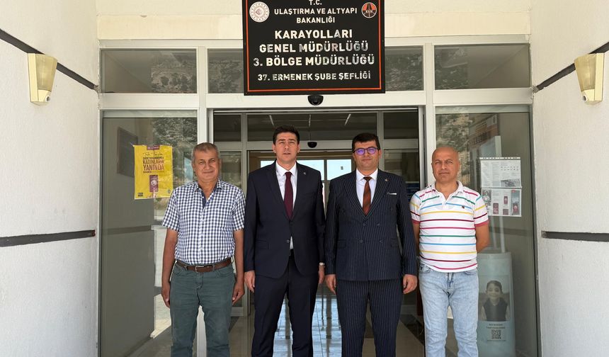 KAYMAKAM FATİH ERDOĞAN’DAN VEDA ZİYARETİ