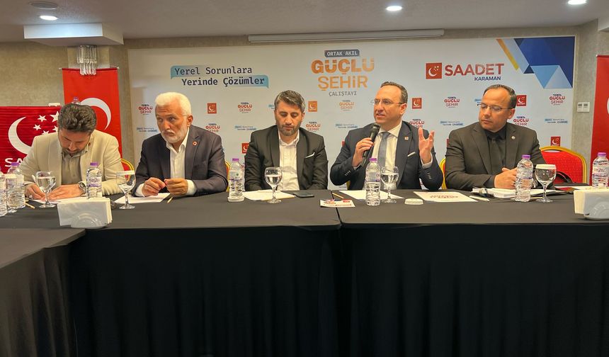 KARAMAN’DA ‘GÜÇLÜ ŞEHİR ORTAK AKIL’ ÇALIŞTAYI YAPILDI